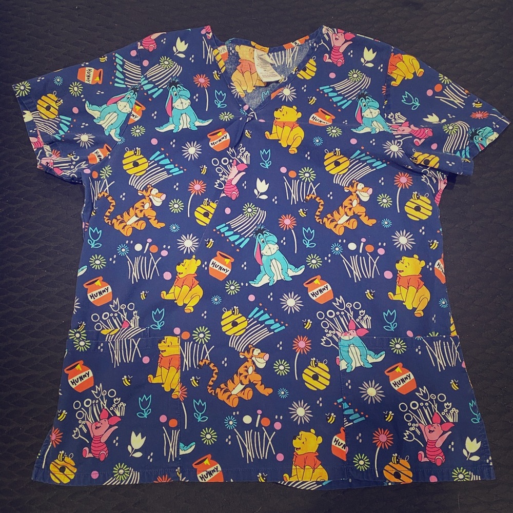 Winnie The Pooh Scrub Top